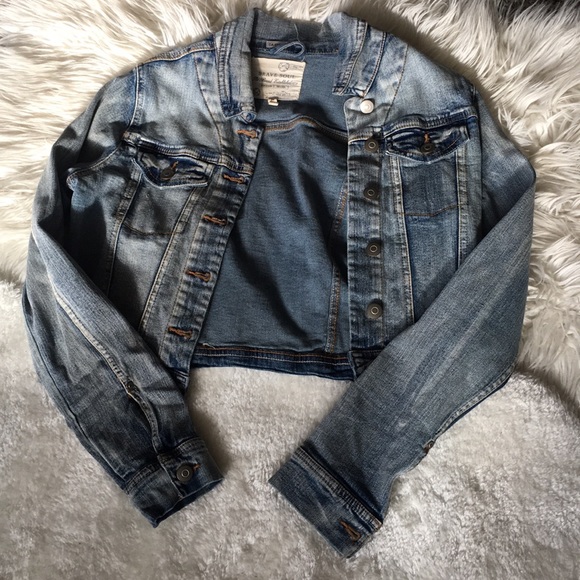 Ladies Cropped Jean jacket - Picture 1 of 2